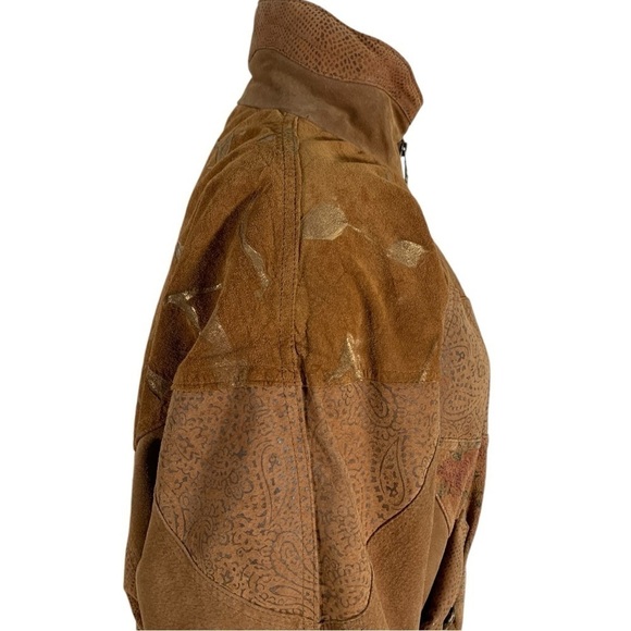 Vintage Winlit Suede Leather Jacket Size Medium - Picture 9 of 14